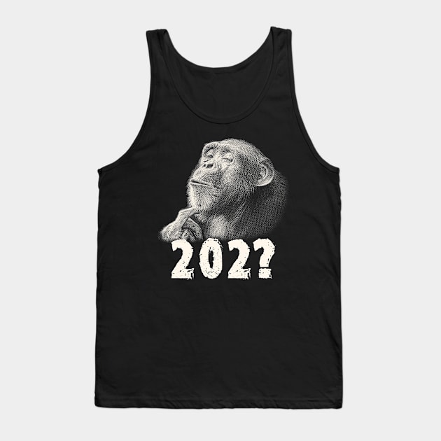 Quirky 2022 New Year Question Mark Tank Top by scotch